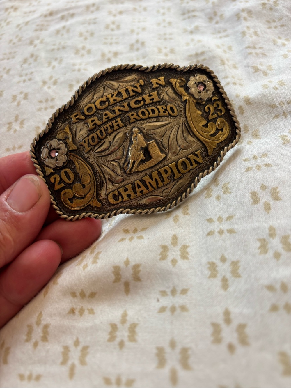 Toddler Belt Buckle Barrel Racer